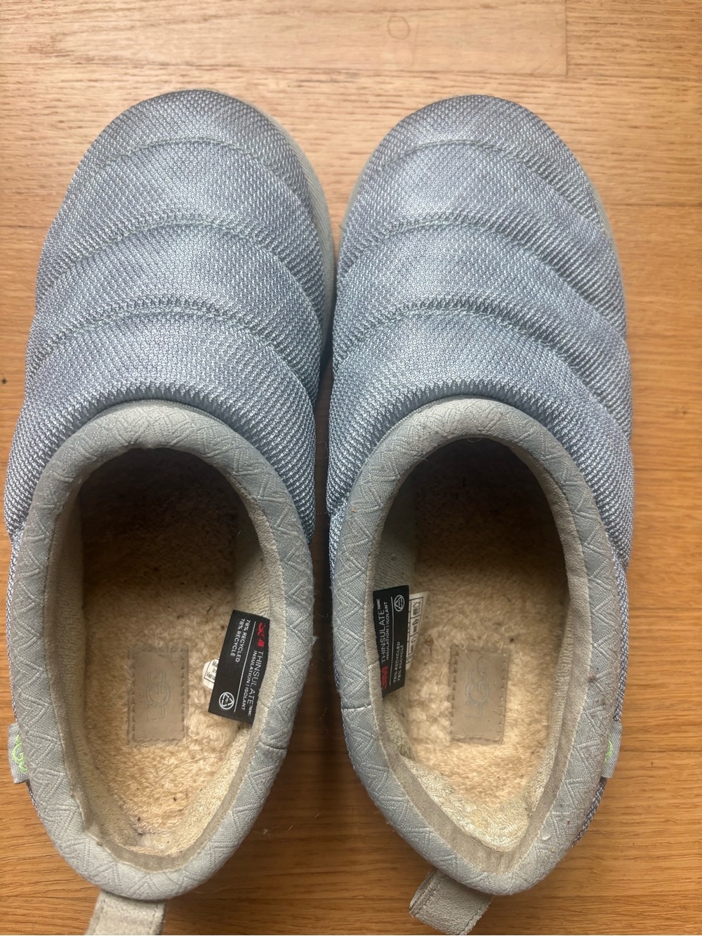 UGG Tasman LTA Puffer Insulated Slipper Blue size 9